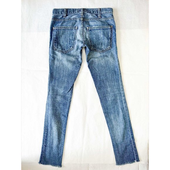 *Current Elliot* THE SKINNY BRASS STUD WASH JEANS* Sz 23 - Picture 3 of 9